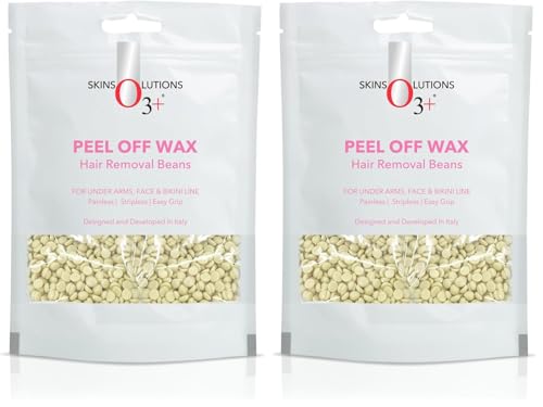 Image of O3+ Peel Off Brazilian Wax For Easy Hair Removal On Sensitive Skin | 100 g (Pack of 2)