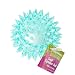 Gnawsome 2.5" Spiky Squeaker Ball Dog Toy - Small, Cleans teeth and Promotes Dental and Gum Health for Your Pet, Colors will vary