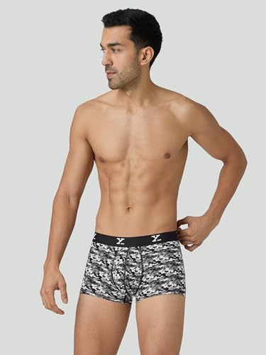 Image of XYXX Cloudsoft Micromodal Shuffle Trunks for Men, Pack of 2