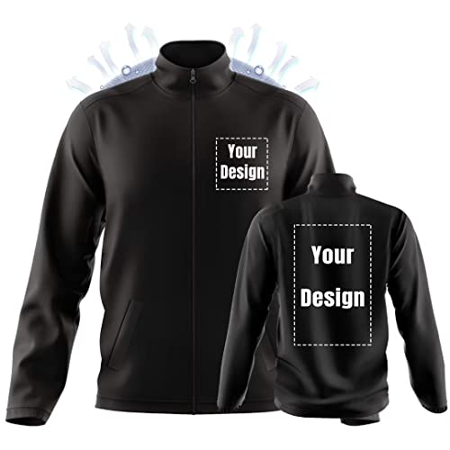 Yoweshop High Visibility Reflective Safety Jackets Customize Logo Sun Protection Outdoor Workwear (Xl, Black) #TOP14