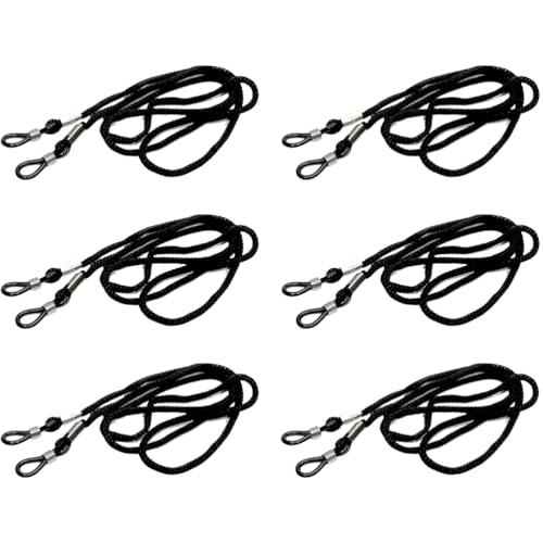LJFEA Lot de 6 cordons universels pour lunettes de lecture, de sport, de soleil
