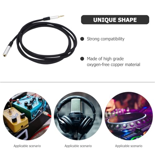 Cable de extensión de audio de 2 metros OSALADI ideal para escuchar música desde el sofá 4