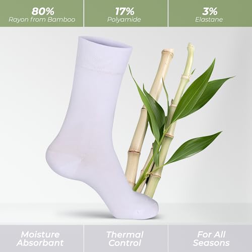 Women's Thin Rayon Seamless Toe - Dress Socks Women with Gift Box2