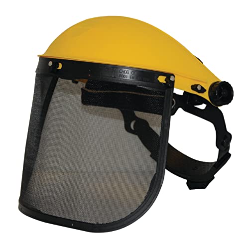 Silverline Mesh Face Shield – Flip-Up Protective Screen for Safety and Eye Protection (140868)