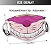 LALLRI Cheshire Cat Cartoon Fashion Pattern Face Mask,Reusable Washable Comfy Warm Face Mouth Cover Unisex Adult