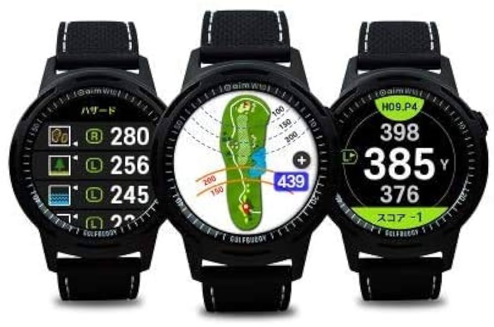 GolfBuddy W10 Golf GPS Watch, Black : Amazon.co.uk: Sports