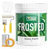 DWIL Frosted Glass Paint, 32oz Window Privacy Paint, Waterproof Frosted Glass Spray, UV Resistant Window Privacy Film for Bathroom Kitchen Door