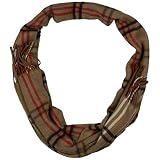 Steve Madden Womens Winter Mid-Weight Muffler Scarf Tan O/S