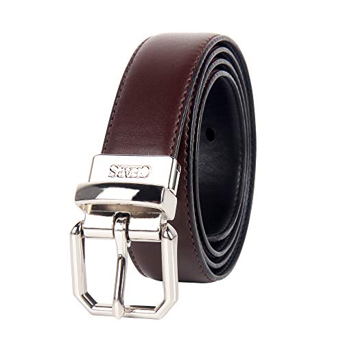 Chaps Women's Plus Size Reversible Casual Dress Belt for Jeans, Brown/black, 2X