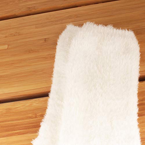 Image of BambooMN Women's Fuzzy Soft Colored Socks