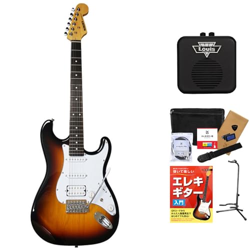 Amazon | BUSKER'S BST-3H 3TS エレキギター初心者12点セット