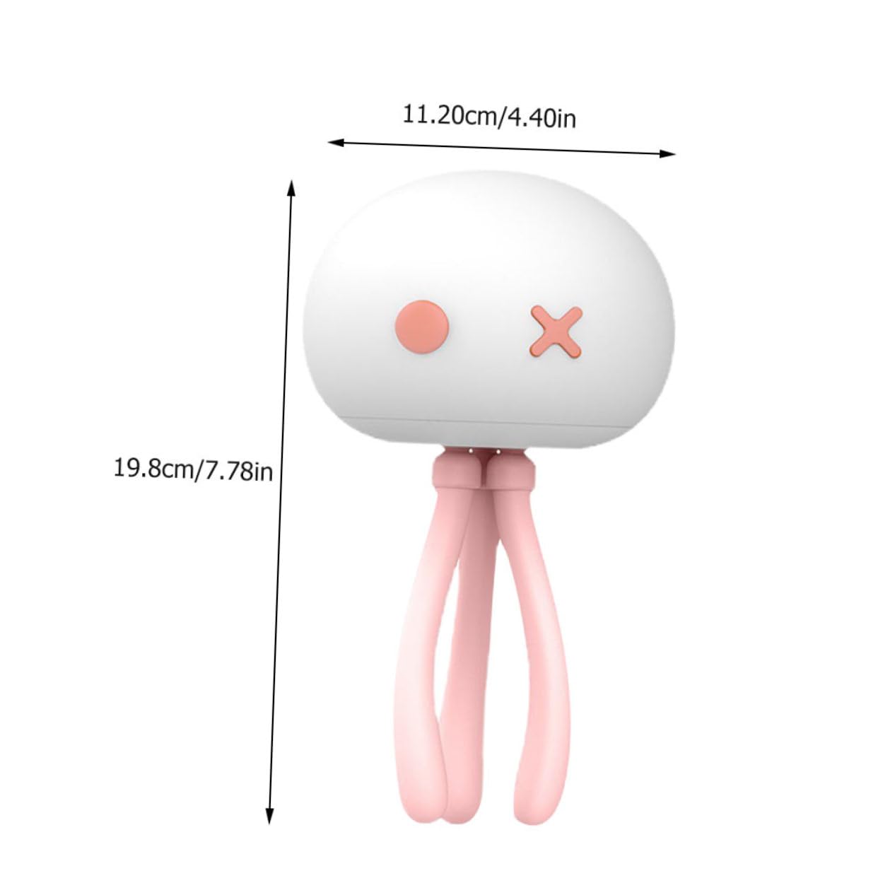 LIFKOME Intelligent Jellyfish Night Light for Boys and Girls Led Bedside Lamp Small Lamp Adorable Bedroom Decor Touch Control