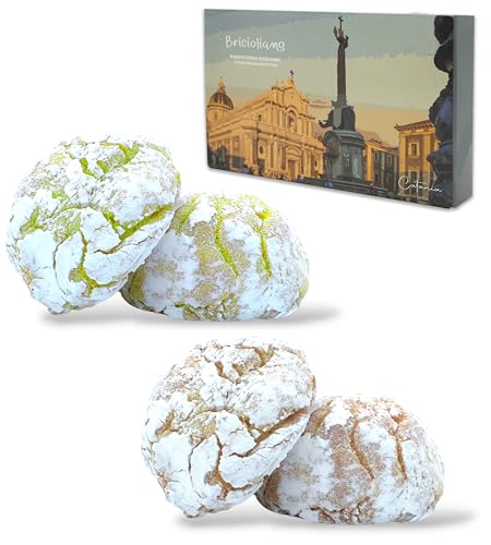 BRICIOLIAMO...[ 1 Kg. ] Paste di Mandorla Artigianali Fresche - MANDORLA 10% - SCONTI QUANTITÀ - 5 GUSTI DISPONIBILI/BOX MISTO - Dolci Tipici Siciliani - Prodotte in Sicilia