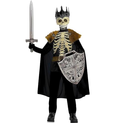 Party City Dark King Halloween Costume for Boys, Medium (8-10),