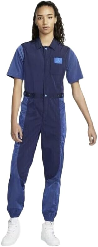 Nike Jordan Essential Womens Flight Suit Jumpsuit Tracksuit One Piece