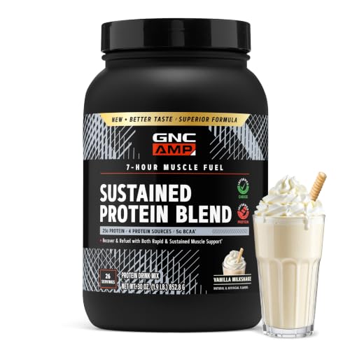GNC AMP Sustained Protein Blend