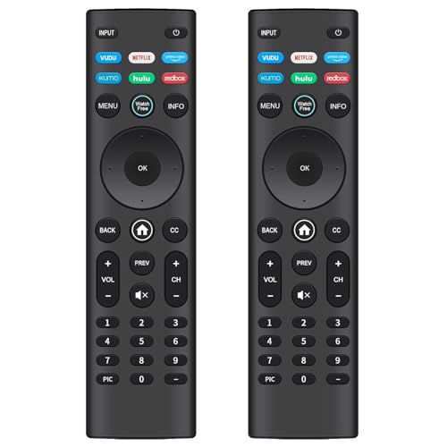 Télécommande universelle Vizio Riviera lot de 2 pour vos soirées streaming Netflix et Prime Video