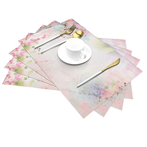 Set de table lavable anti-tache en PVC tissé pour protéger la table des brûlures - 3