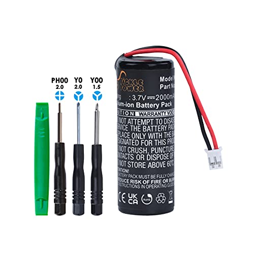 Pickle Power LIS1441 LIP1450 Battery Replacement for Sony Playstation 3 PS3 Move Motion Controller CECH-ZCM1E CECH-ZCM1U (Not for PS4 Move)