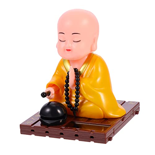 Figurine Bouddha pour voiture : décoration zen de tableau de bord