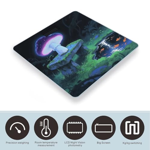 Báscula Digital de Baño VstaDank con Pantalla LCD y Vidrio Templado miniatura 3