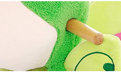 ZHANGYUEFEIFZ Schaukelpferd Plüsch Schaukeltier Pferd Rocking Horse Kinderstuhl Baby Trojan Spielzeug Geschenk… – Bild 7
