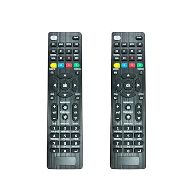 Paquete de 2:Universal TV Remote Control is Suitable for LED Smart TVS of LG,Samsung,Sony,Philips,Panasonic,Sharp,Toshiba,Hitachi,VIZIO,TCL,JVC,Hisense and Other Brands
