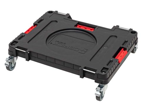 QBRICK - Mobile Plattform für Werkzeugkasten - mit Robusten Rollen - Angepasst an Raue Einsatzbedingungen System ONE 2.0 Transport Platform Workshop - Kompatibel ONE