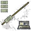 Digital Caliper,ACEMETER 0-8 Vernier Calipers Measuring Tool-Electronic Micrometer with Large LCD Screen,Metal Metric Measure Caliper for Engineer Carpenter,Auto-Off Feature,Inch/Fraction/Millimeter