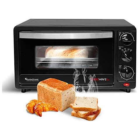 TurboTronic Mini-Backofen mit Doppelverglasung, elektrischer Grillofen Cover