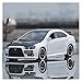 1/32 pour Mitsubishi Lancer Evolution X10 Simulation Modèle De Voiture Moulé sous Pression Jouets Véhicules Cadeau De Noël Jouet de Voiture (Couleur : Black White)