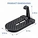 Universal Car Door Step, Foldable Aluminum Alloy Door Latch Step for Easy Roof Access, Non-Slip, Fits Cars & SUVs, Black