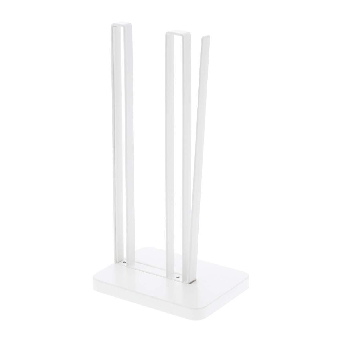 Yamazaki Industries Paper Towel Holder (with one hand cut paper towel holder (Plate White 3260