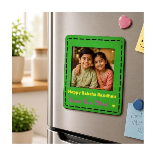 Image of PRINT BHARAT Rakhi for Brother with Coaster, Kumkum & Chawal | Traditional Beaded Thread Rakhi with Royal Kalai Thread | Raksha Bandhan Gift Hamper