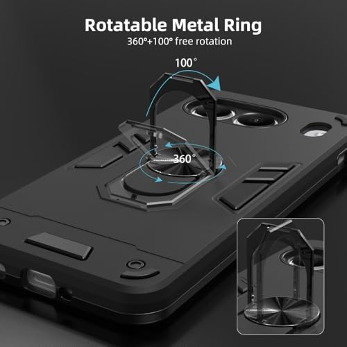 Image of NDCOM for OnePlus Nord 4 Back Case | Premium Nord 4 Back Case for Enhanced Protection | Sleek One Plus Nord 4 Back Cover | Ring Holder Case