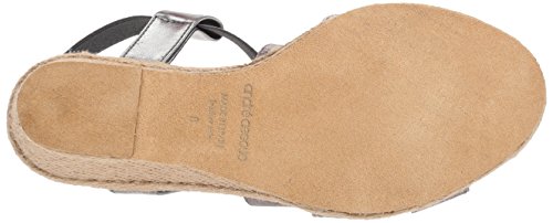 Sandale cage espadrille André Assous Dalmira étain 37 - 4