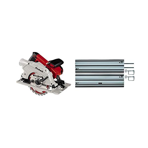 Einhell Handkreissäge TE-CS 165 (1200 W, max. 55 mm, Sägeblatt Ø 165 mm, 24 Zähne, Absaugadapter, Parallelanschlag, inkl…