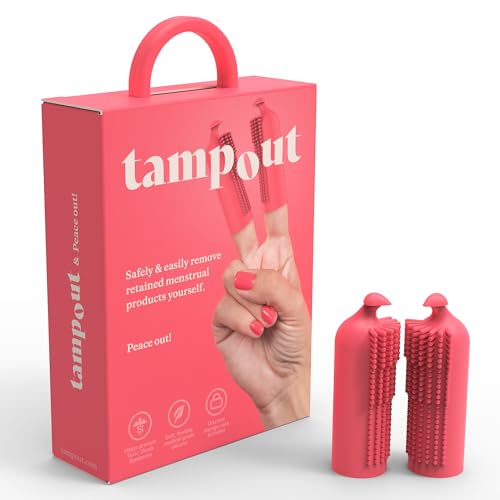 TAMPOUT Patented Tampon Removal Tool Reusable, Latex-Free, BPA-Free Assist to Remove Stuck Tampons, Menstrual Cups and Menstrual Discs at Home, Easy to use on All retained Menstrual Products