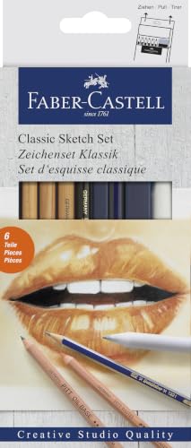 Kit de lápis artísticos para esboço