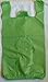 Green Plastic T-shirt Shopping Bags (11.5x6x22 14 Mic) 100 Bags