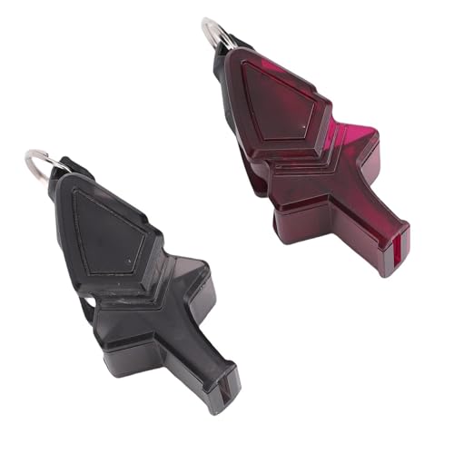 2 silbatos deportivos con cordón y agarre de dedo miniatura 7