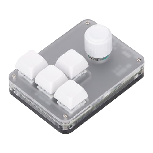 Teclado Mecánico Mini 4 Teclas LUCKDANO RGB LED miniatura 5
