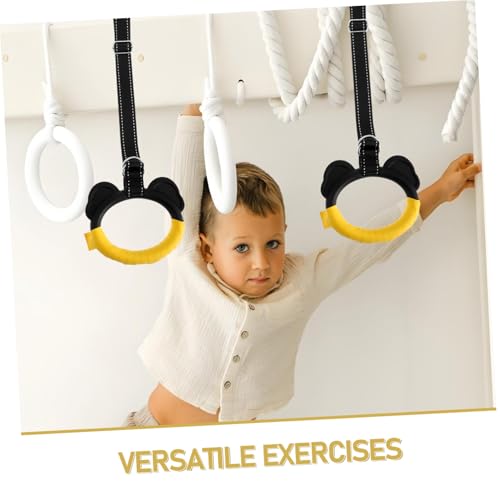 Anillas gimnásticas para niños con correas de nylon ajustables miniatura 7