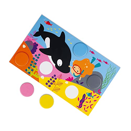 Janod J02693 Wood/Cardboard Bingo Color Matching Game – Image 4