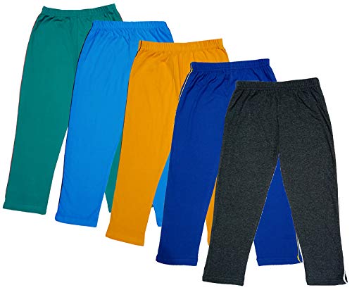Image of indi weaves Girls Super Soft Cotton Solid Capri Pants Pack of 2