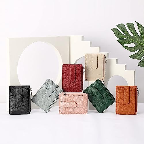 Fependu Slim Wallet For Women Thin Womens Card Holder Rfid Blocking Genuine Leather Small Wallets Green #TOP5