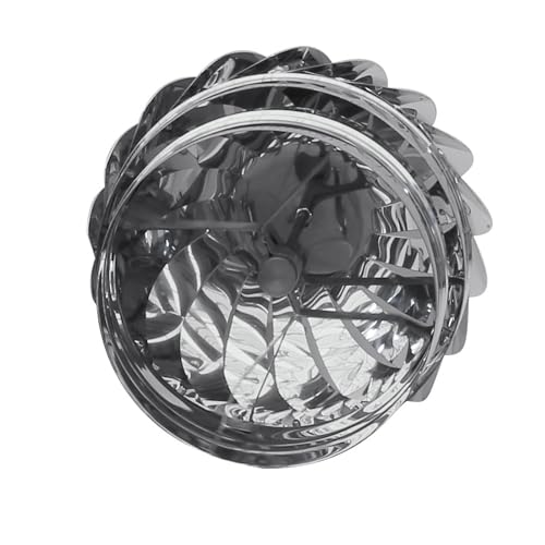 Rauchabzieher Globus Drehbar Windrad Edelstahl (ø 12 cm)