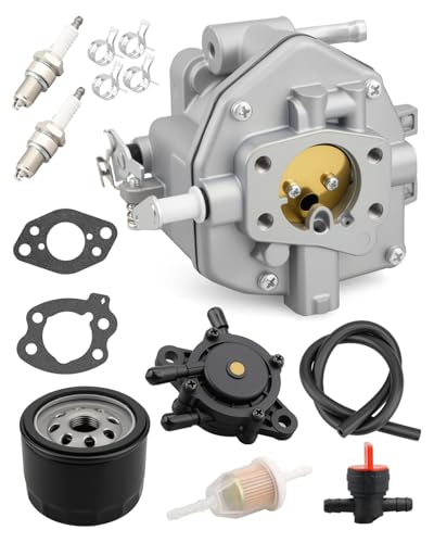 Carburetor Fit for John Deere Gator ATV/UTV, Fit for John Deere XUV550/S4 XUV560/S4 XUV560E/S4, Replaces AUC10140, Carb Maintenance Kit with Oil Filter