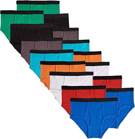 MALLARY BY MATTHEW Boys Kids 100% Cotton Briefs Underwear (16 Pack or 8 Pack), Colorful Prints