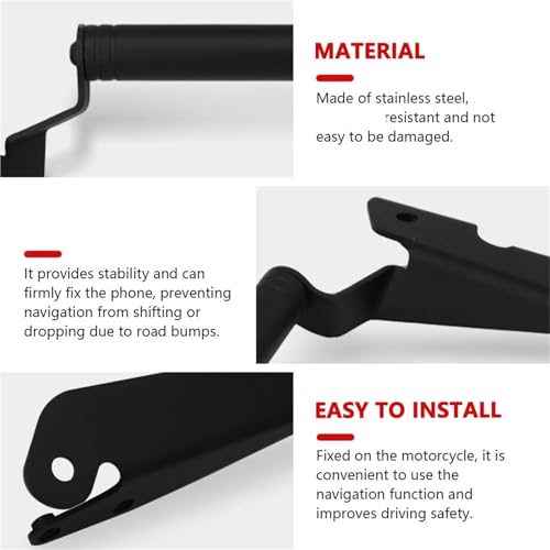 Fixation pour GPS et plaque d'extension support téléphone moto TMAX 560 - 7